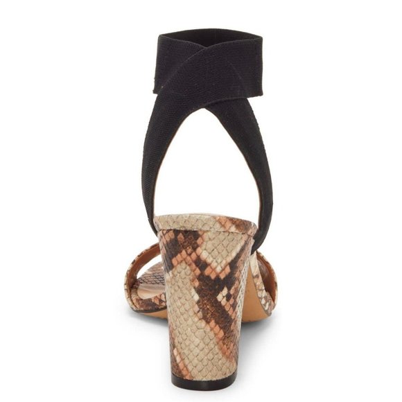 Vince Camuto Citriana Block Heel Sandal Snakeskin - Picture 5 of 12